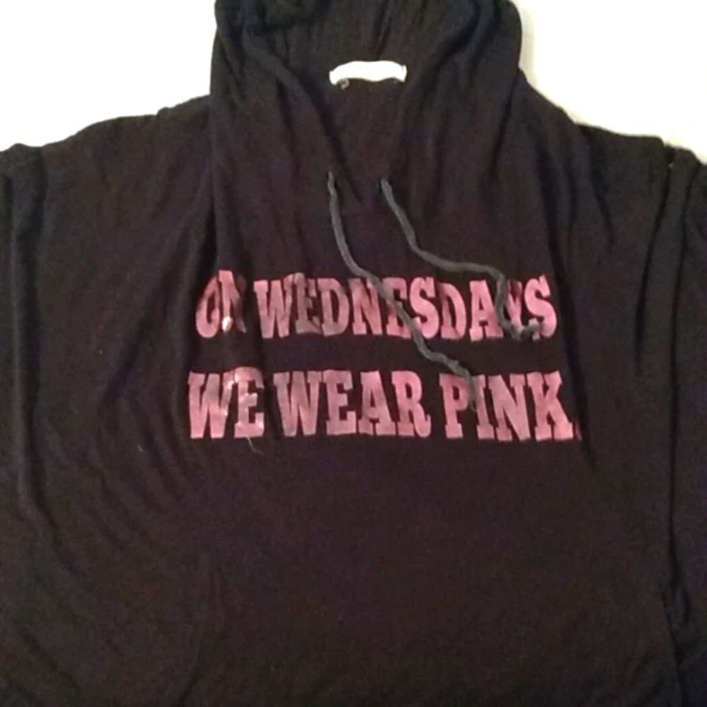 Four Girlz black hoodie shirt, large.